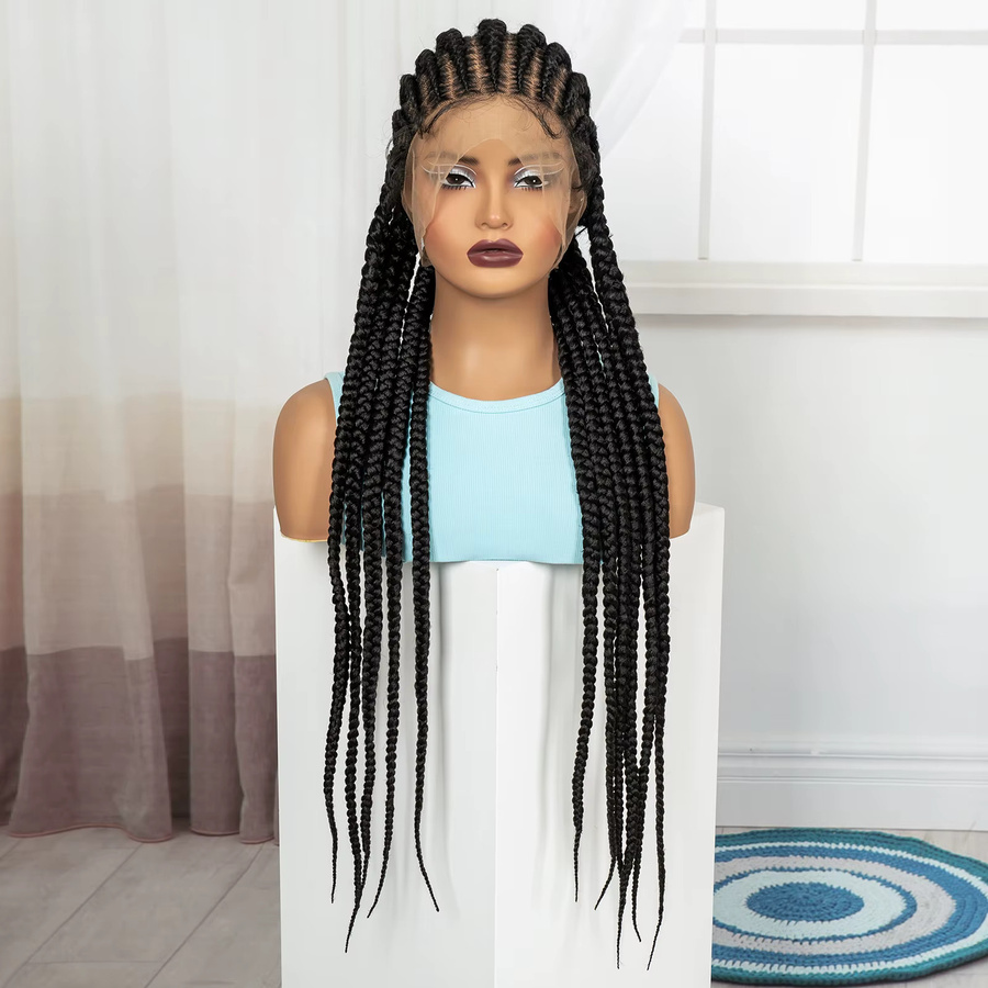 Alice Spring Cornrow Flechthaarperücke, synthetisch, Damen - Bild 3