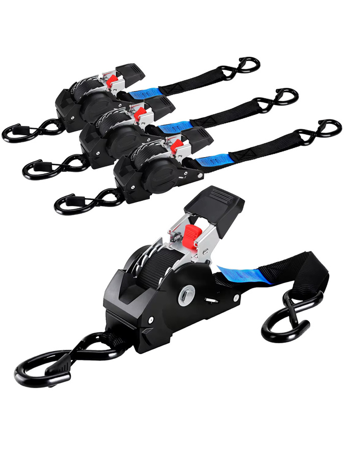 TLGREEN Ratschenriemen-Set in Schwarz, 2er-Pack, Breite: 25 mm, Länge: 3 m - Bild 7