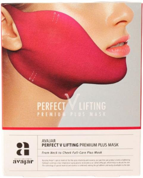 AVAJAR Perfect V Lifting Premium Plus Maske, 5 Blätter, Gel, Gesicht - Bild 1