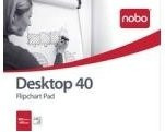 NOBO Flipchart-Block DIN B1, weiß, blanko, 40 Blatt, B: 58,4 cm x H: 48,3 cm - Bild 1