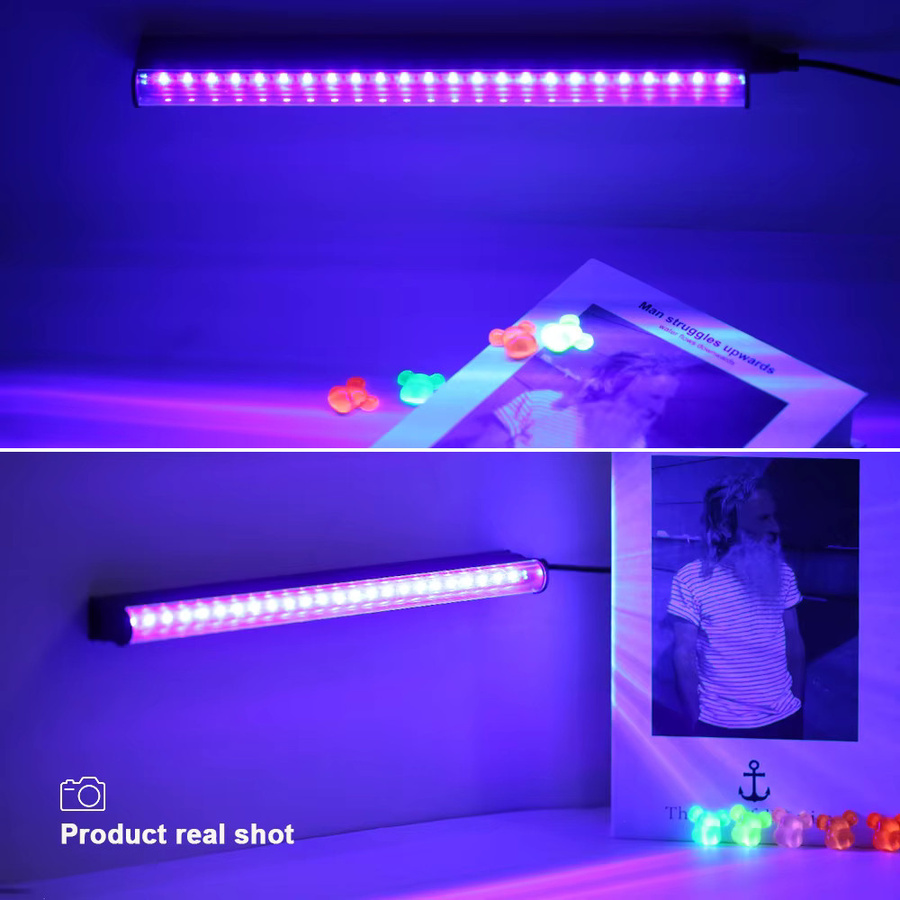 YNL USB UV Schwarzlicht T5 T8 UV-Röhre für Party, Disco und Bühne, Farbe: Schwarz - Bild 5