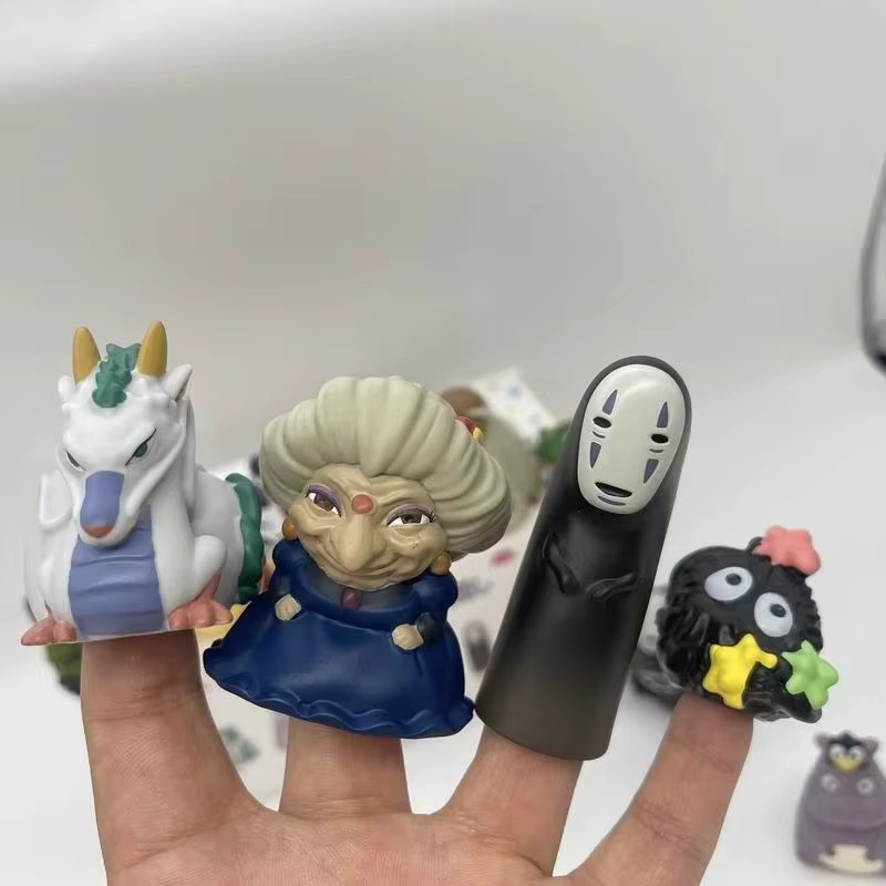 Banpresto Japanische Anime Weißer Drache Kohle Ball Elf Gesichtslose Männliche Finger Puppe, Set, Weiß - Bild 2