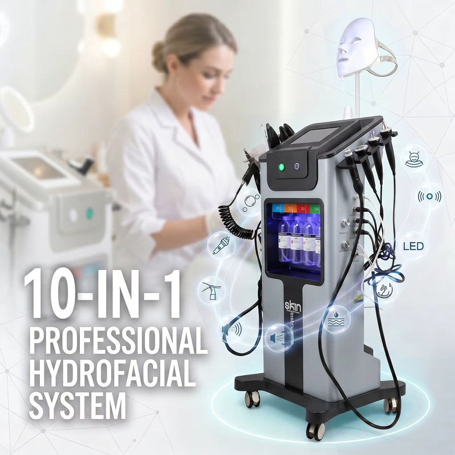 Podofo 12-in-1 Hydro-Dermabrasionsgerät, Gesichtspflege, Unisex - Bild 2