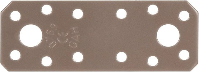 Alberts GAH Duravis Flachverbinder aus Stahl in Perlbeige RAL1035, B: 96 mm, T: 35 mm, H: 2,5 mm - Bild 1