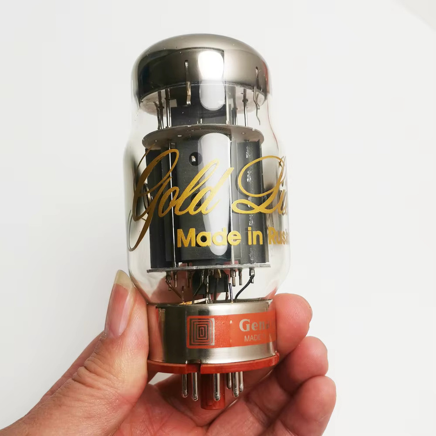 Gold Löwe KT88 Vakuumröhre für Hifi Audio Verstärker DIY Kit in Gold und Transparent - Bild 3