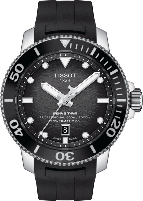 Tissot Armbanduhr Seastar 2000 Professional, Automatik, Edelstahl, 46 mm, Herren - Bild 1