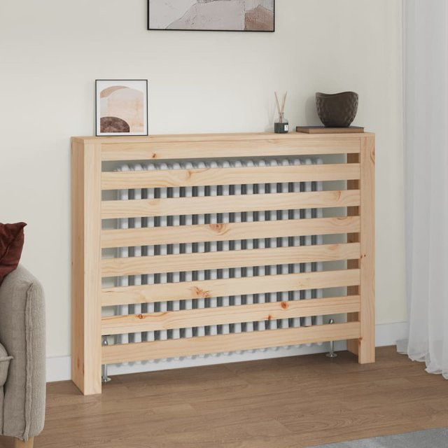 Vidaxl Heizkörperverkleidung aus Massivholz Kiefer in Braun, B/T/H: 108,5 x 19 x 84 cm - Bild 1