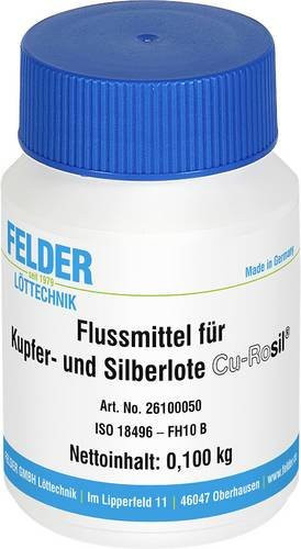 Felder Cu-Rosil Hartlötflussmittel, Farbe: weiß, Inhalt: 100 g - Bild 1