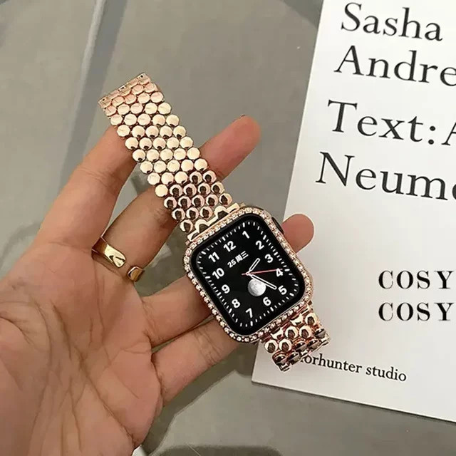 CAOWTAN Uhrenarmband Edelstahl, Silber, Damen - Bild 1