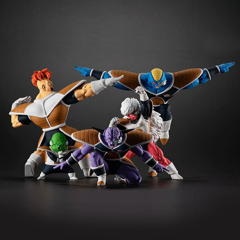 Bandai Dragon Ball Z Ginyu Force Action Figure Set Jeice Guldo Recoom Burter Mehrfarbig - Bild 1