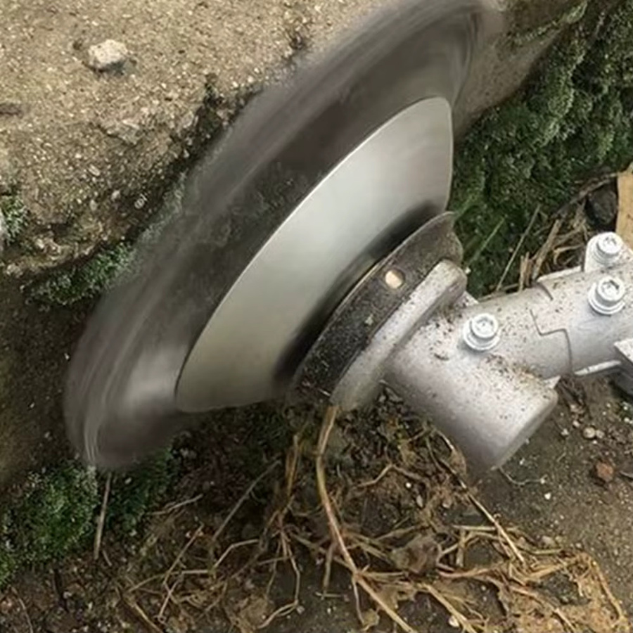 Alloet Twist Knot Bürstenscheibe aus Stahldraht in Silber für Rasentrimmer und Freischneider zum Entroten und Jäten - Bild 3