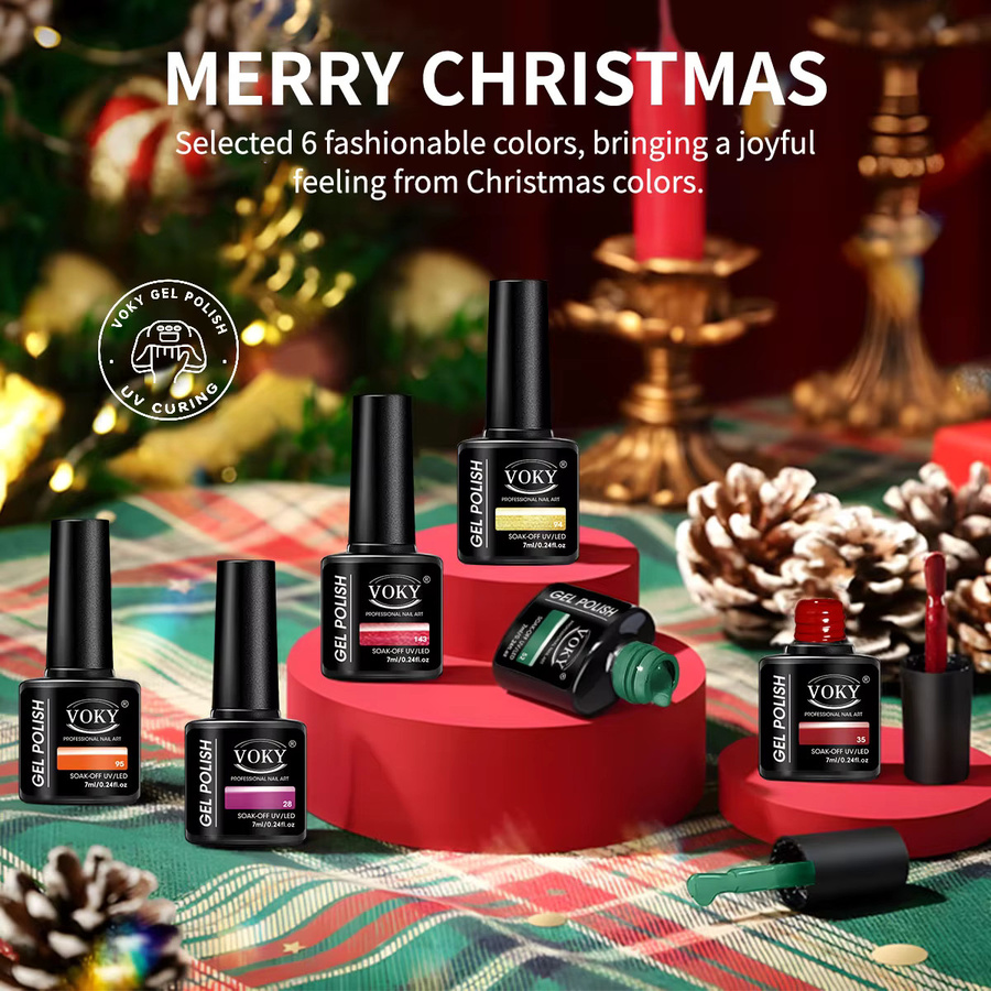 VOKY Nagellackset, 6 Farben, glänzend, Unisex - Bild 3