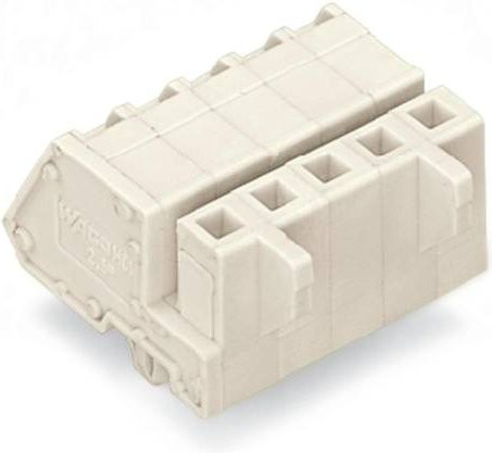 WAGO Buchsengehäuse-Kabel 721 in Weiß, 13 Polzahl, Rastermaß: 5 mm, 25 Stück, 721-313/008-000 - Bild 1