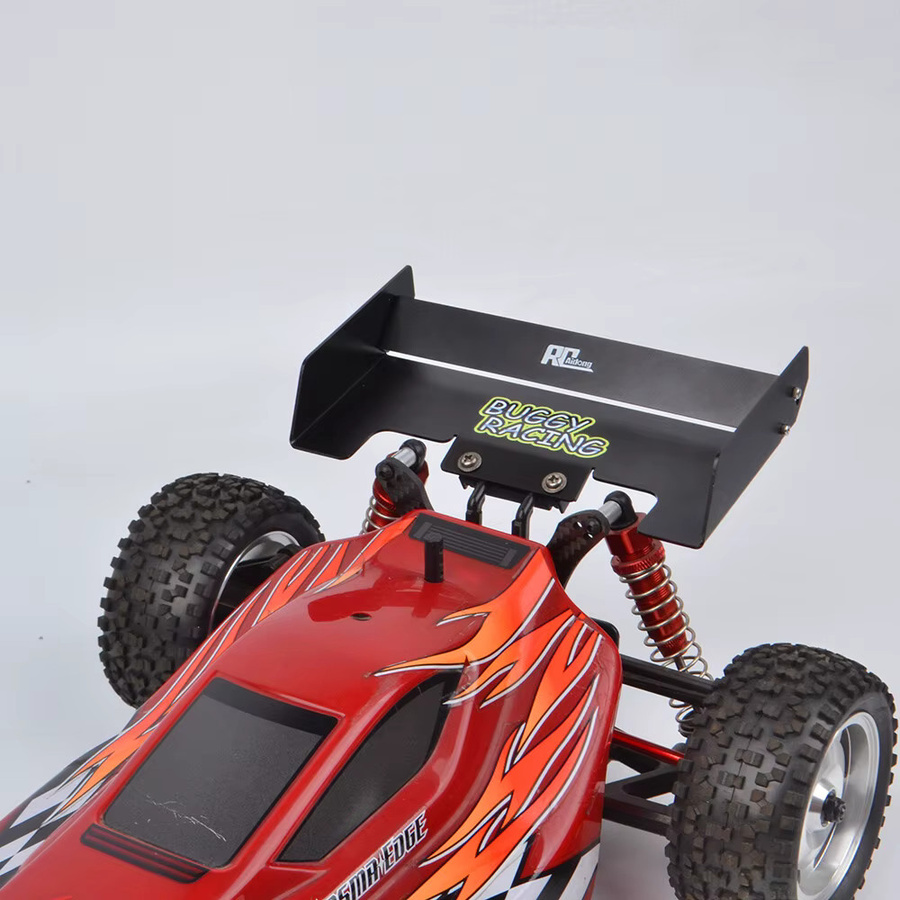 Tamiya Aluminium-Flügel-Set, Karosserie-Heckspoiler, Metall, Schwarz - Bild 3