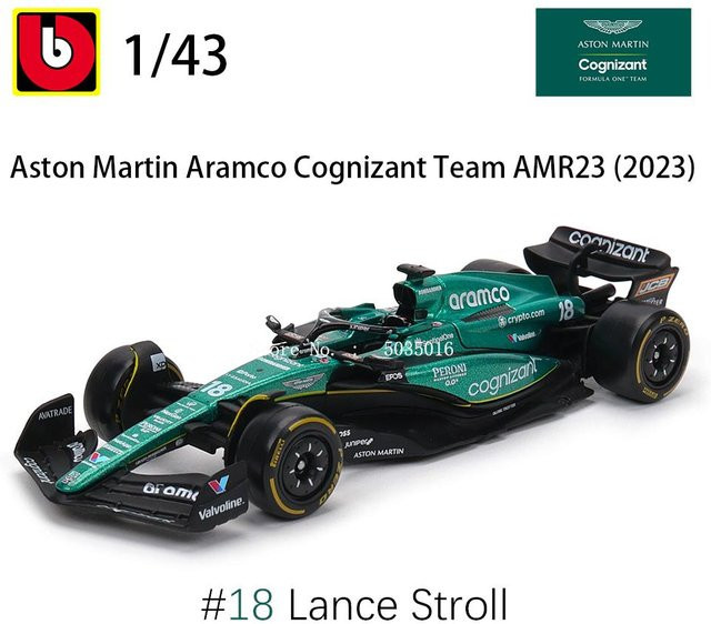 Bburago Alfa Romeo F1 Team Stake C43, Die-Cast Modell, 1:43, ab 4 Jahren - Bild 1