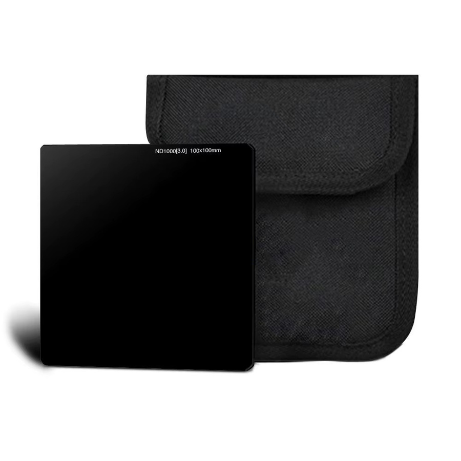 WalkingWay Quadratischer ND-Filter aus optischem Glas, 100 mm, Neutraldichte Kamerafilter mit 8-Stopp und 10-Stopp Optionen, Multicoated, Schwarz - Bild 3