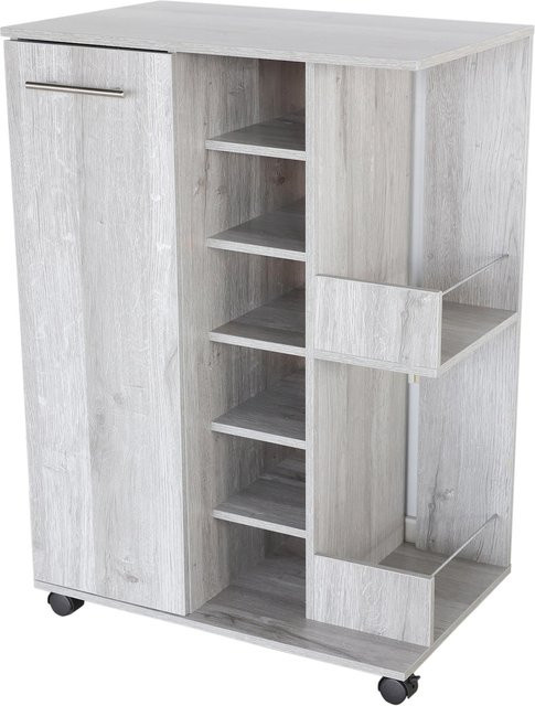 Better Home Schrank mit Rollen in Grau Marmoriert B/T/H: 37 x 60 x 82 cm - Bild 1