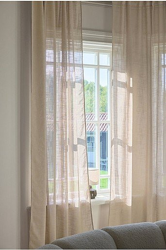 Jotex Vorhang MELISSA in Beige, 2 Stück, halbtransparent, Polyester, Breite: 140 cm - Bild 1