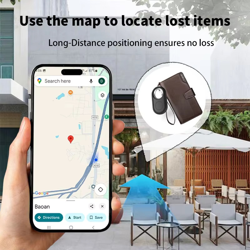 4er-Pack Far Away Positioning Locator in Schwarz für Google Find My Device App zur Ortung von Haustieren und Gegenständen, kompatibel mit Pixel, Xiaomi und Moto - Bild 4