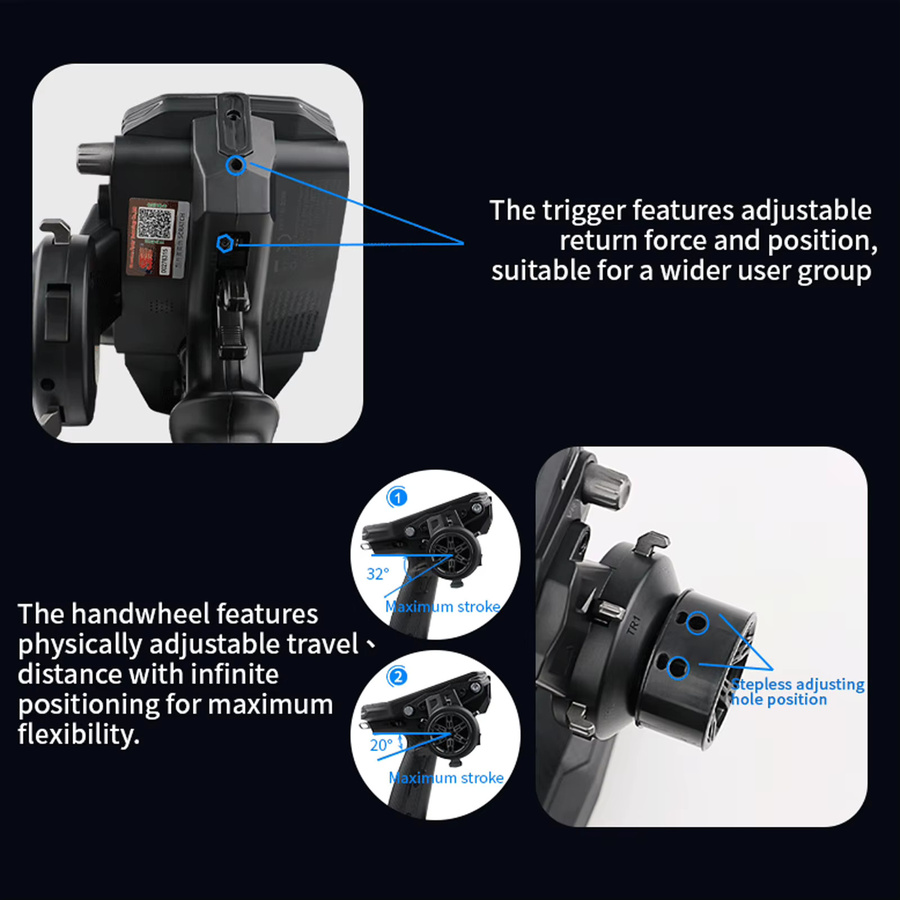 Flysky Fernbedienung mit Empfänger-Set, 2,4GHz, 11-Kanal, 3,5 Zoll Bildschirm - Bild 5