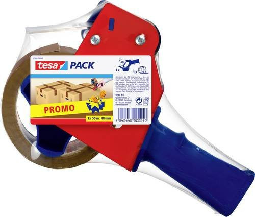 Tesa tesapack 4280 Klebeband mit Abroller, Packband, Multicolor - Bild 1