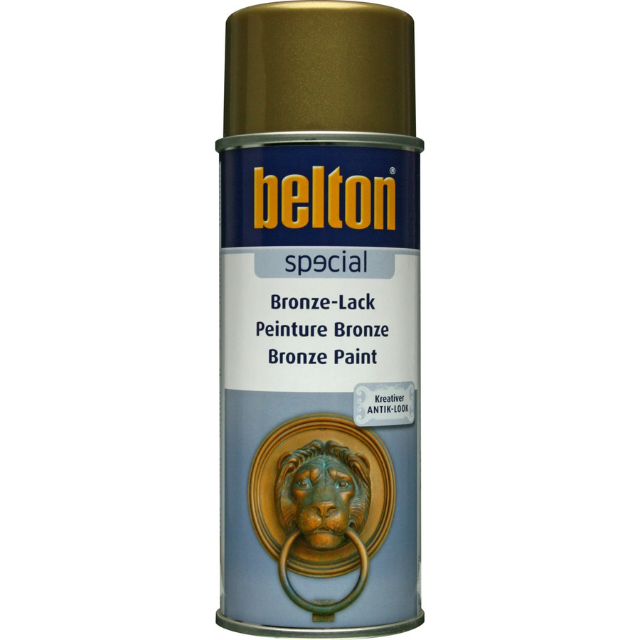 Belton Special Bronze-Lack Spray Gold glänzend für Holz, wetterfest und schnelltrocknend, 400 ml - Bild 2