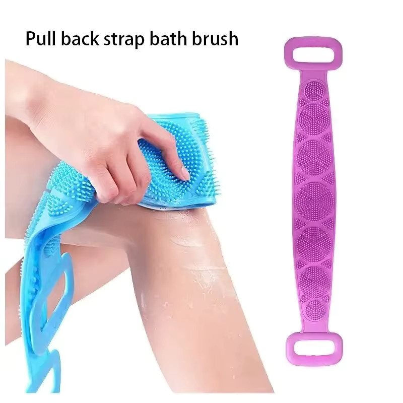 Silikon-Rückenbürste zur Hautreinigung und Massage, Unisex - Bild 3