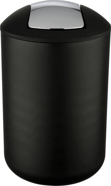 Wenko Kosmetikeimer Brasil Mülleimer Schwarz Höhe: 31 cm - Bild 1