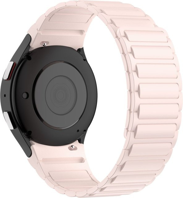 LUJING Uhrenarmband Silikon, rosa, Unisex - Bild 1