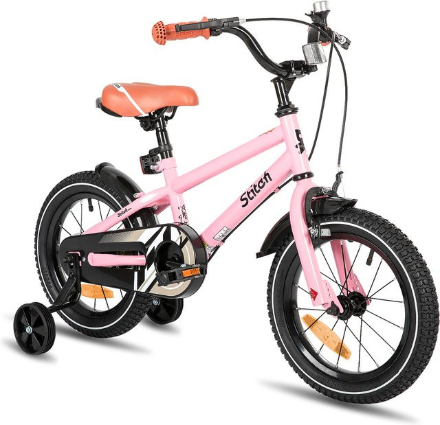 STITCH Kinderfahrrad, mit Stützrädern & Handbremsen - Bild 1