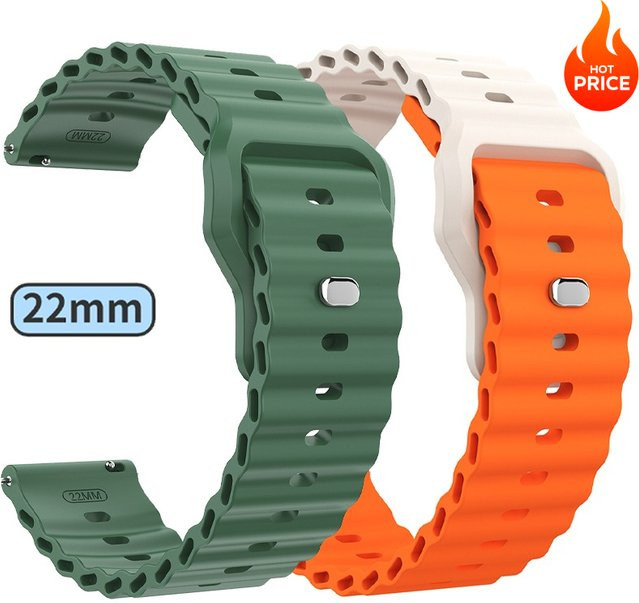 FancyWrist Uhrenarmband Silikon, 22 mm, Unisex - Bild 1