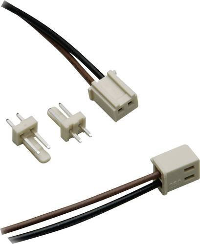 TRU Components Stiftleiste Standard beige, 5 Polzahl, 1 Set - Bild 1