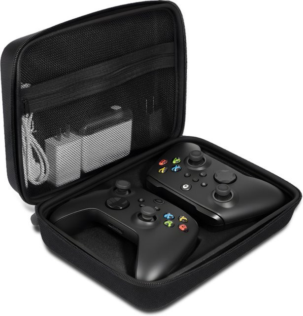 Shunmaii Tragbare Reisetasche in Schwarz mit Griff als stoßfeste Reisehülle für Xbox Series X/S und Xbox One - Bild 1