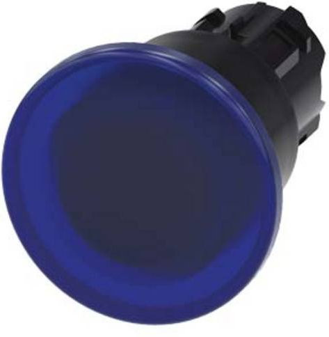 Siemens Pilzdrucktaster 3SU1001-1BA50-0AA0 in Blau mit IP66 IP67 IP69/IP69K Schutzart - Bild 1