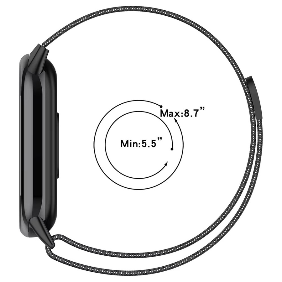 Uhrenarmband Edelstahl, Magnetisch, Mi Band 10 - Bild 5