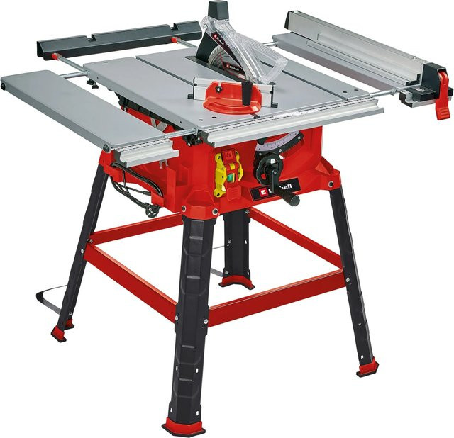 Einhell Tischkreissäge TC-TS 2225 U mit 1800 W und 254 mm Sägeblatt in Rot/Schwarz - Bild 1