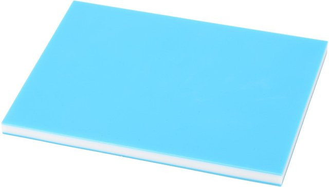 Igeteck Gummi-Schnitzblock für Druckgrafik, 3-lagig, Blau und Weiß, B/H/T: 20 x 15 x 1 cm - Bild 1