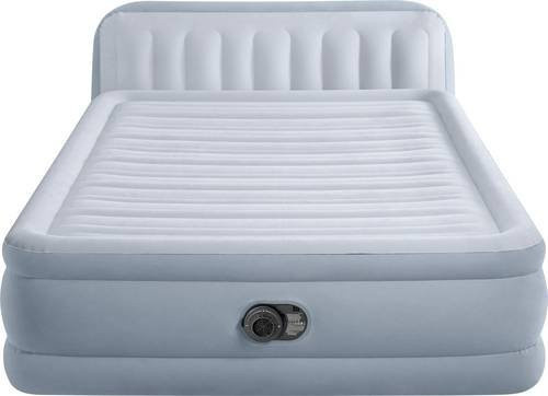 Intex DuraBeam Headboard Queen Luftbett Blau B/T/H: 236 x 152 x 86 cm - Bild 1