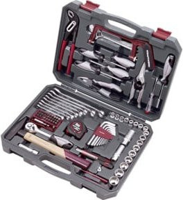 Kraftwerk Werkzeugkoffer Basic 3/8 Zoll mit 90 Teilen in Multicolour