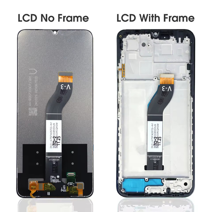 Xiaomi Redmi 13C LCD Display Ersatz mit 6,74 Zoll Touchscreen Digitizer in Schwarz für 4G/5G Modelle - Bild 3