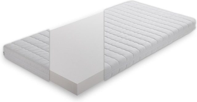 Kindermatratze MedAllergen von TICAA mit Comfortschaum und abnehmbarem Microfibre-Bezug, B/T/H: 80 x 190 x 14 cm oder 80 x 200 x 14 cm - Bild 1