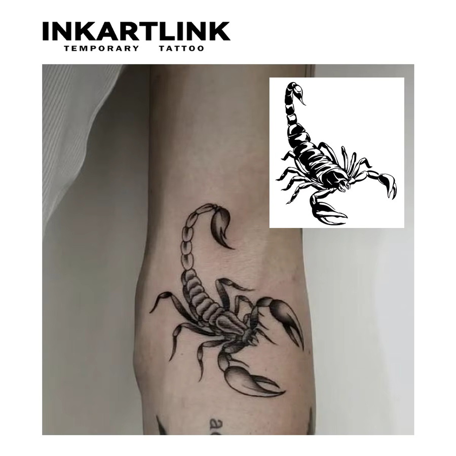 Scorpion Temporärer Tattoo-Aufkleber, wasserfest, semi-permanent - Bild 2