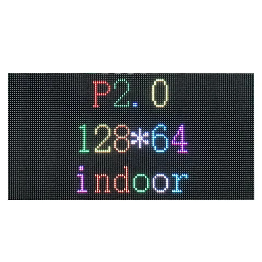 P2 Hochauflösendes LED-Modul für den Innenbereich, Matrix-Vollfarbpanel in Schwarz, 160 x 80 Pixel, B/H: 320 x 160 mm, 3840 Hz, programmierbarer SMD-Bildschirm - Bild 2