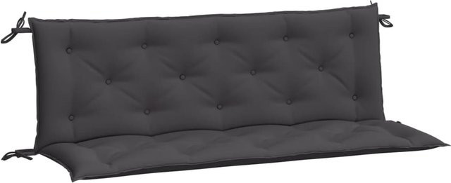 vidaXL Gartenbank-Auflagen 2er-Set Anthrazit aus wasserabweisendem Oxford-Gewebe B/T/H: 150 x 50 x 7 cm - Bild 3
