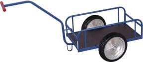 VARIOfit Handwagen ohne Bordwand mit Vollgummibereifung aus Stahl, B/T: 112,5 x 53,5 cm - Bild 1