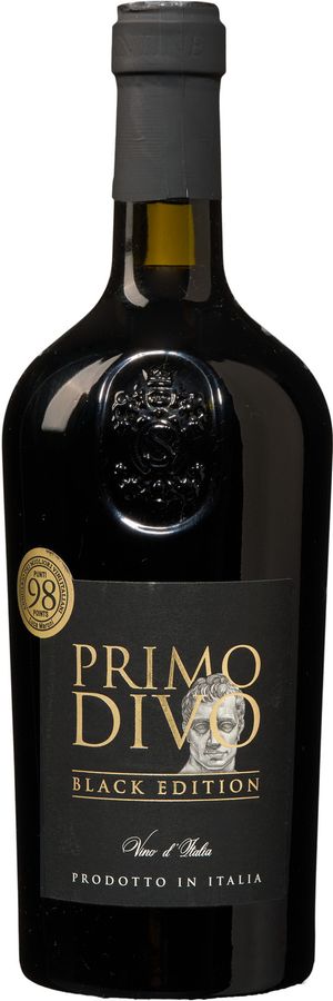 Menzatìa vini srl Primo Divo Black Edition Rotwein, Italien, Malvasia Nera/Montepulciano/Negroamaro/Primitivo, 13,5 % vol, 0,75 l - Bild 2