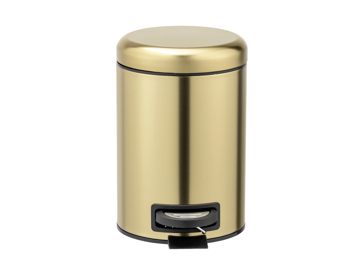 WENKO Kosmetik Treteimer Leman in Gold mit 3l Fassungsvermögen - Bild 2