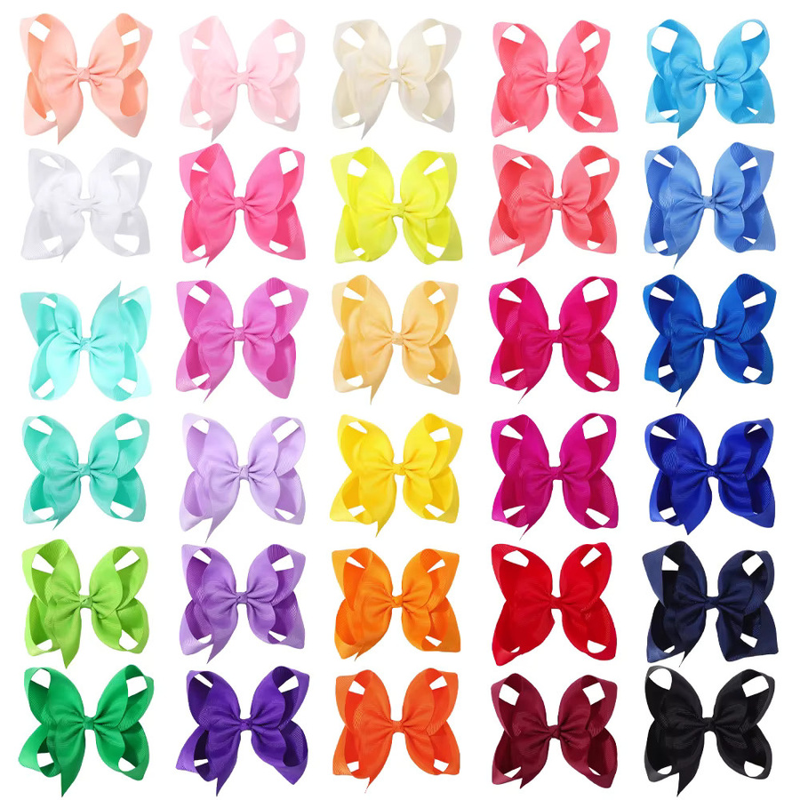BABY BOWS Haarspangen mit Ripsband, 10 Stück, für Kinder und Mädchen - Bild 2