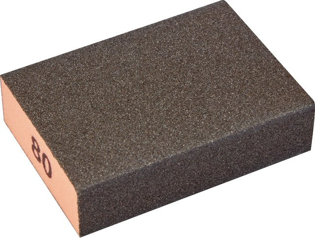 LUX-TOOLS Schleifschwämme Set 6 Stück für Holz und Farbe in Braun - Bild 1