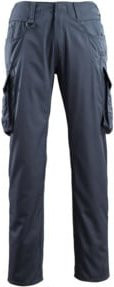 Mascot Arbeitshose Ingolstadt in Schwarzblau mit Reflexstreifen und Cordura-Material, Größe 82C50 - Bild 1